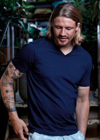 Camiseta Fashion cuello V hombre