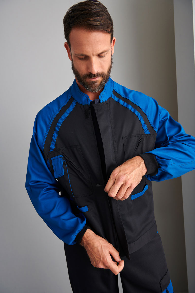Cazadora hombre bicolor