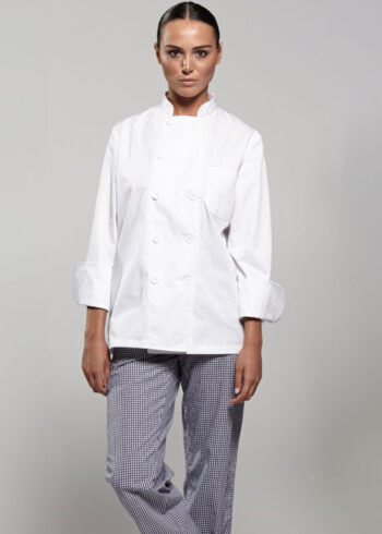 Chaqueta cocina m/l con bolso en pecho