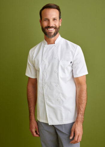 Chaqueta cocina m/c con bolso en pecho