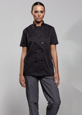 Chaqueta cocina m/c bolsillo pecho