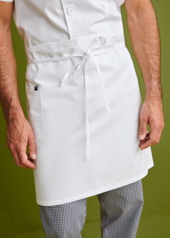 Delantal de cocina corto sin peto