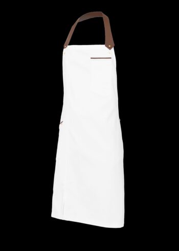 Delantal cocina peto con cinta de polipiel