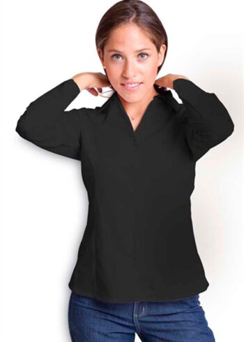 Blusa cuello abierto