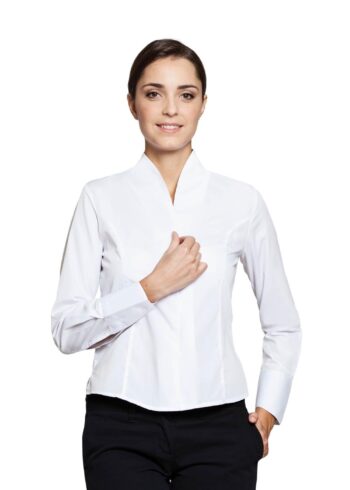 Blusa cuello chimenea