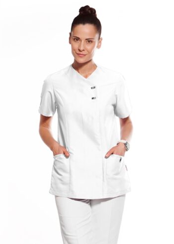 Casaca mujer microfibra broche