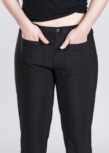 PANTALÓN MUJER MICROFIBRA STRETCH NEGRO 000