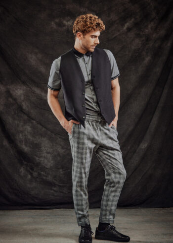 PANTALON JOGGER UNISEX CONJUNTO CUADROS