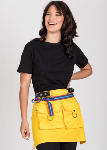 DELANTAL LITTLE PIM-POM CORTO C.AMARILLO 006