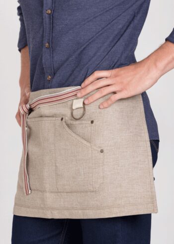 DELANTAL LITTLE PASADENA CORTO C.CRUDO 023