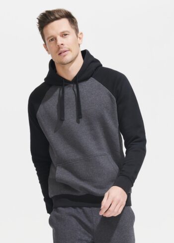SUDADERA UNISEX MANGA LARGA GORRO