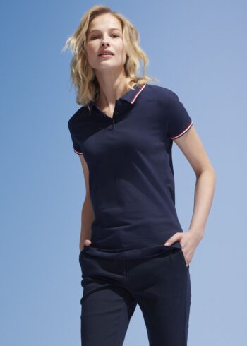 POLO MUJER MANGA CORTA BOTONES
