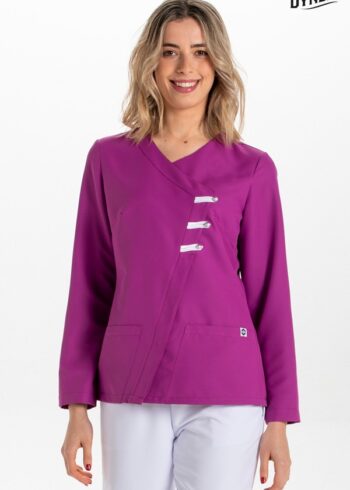 Chaqueta presillas m/l púrpura