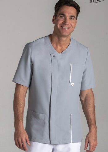 Chaqueta hombre m/c gris tape-ta