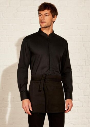 CAMISA CUELLO MANDARÍN ENTALLADA HOMBRE