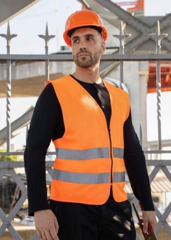 CHALECO DE SEGURIDAD CON CREMALLERA "COLONIA"