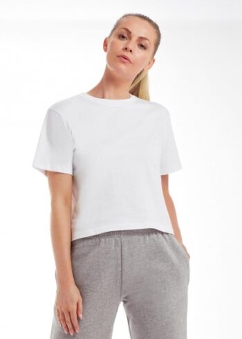 CAMISETA RECORTADA HEAVY MUJER