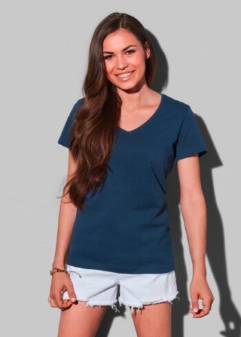 CAMISETA CLASSIC CUELLO V MUJER