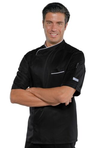 Chaqueta Cocina Bilbao 059331 Negro/Blanco