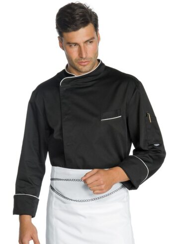 Chaqueta Cocina Pretoria 059801 Blanco/Negro