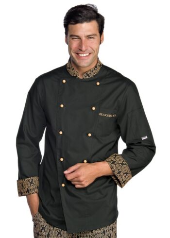 Chaqueta Cocina Extra Light 059292 Negro/Maori