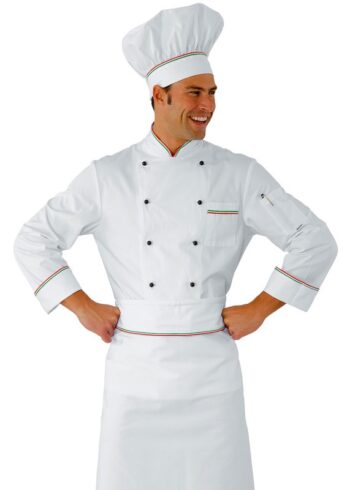 Chaqueta Cocina Prestige 059000 Blanco/Tricolor