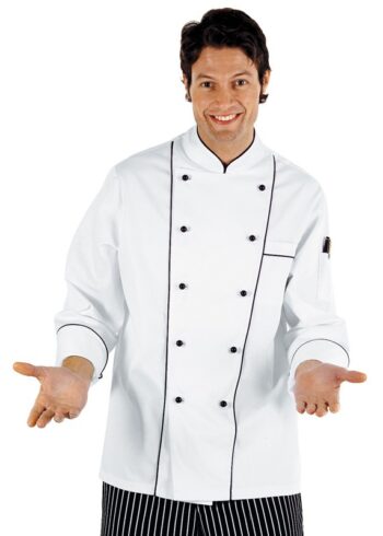 Chaqueta Cocina Gran Chef 059100 Blanco/Negro