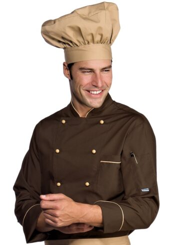 Chaqueta Cocina Extra Light 057017 Cacao/Biscotto