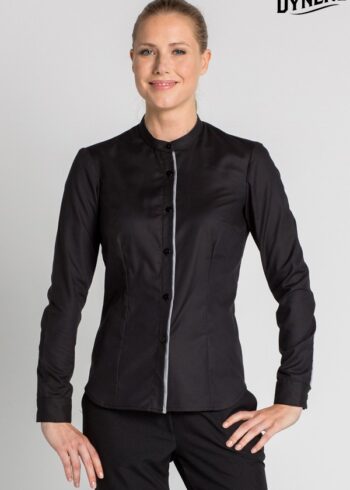 Camisa mujer cuello mao
