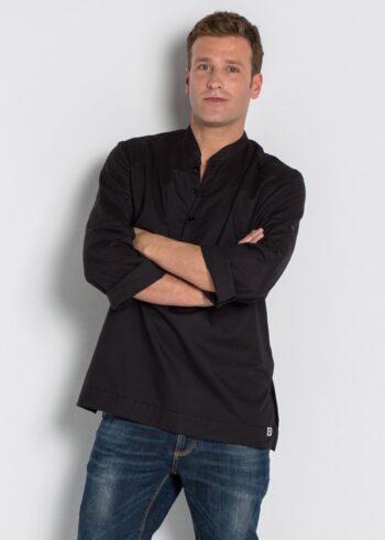 Camisa caballero "arenasmar" negra