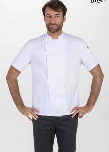 Chaqueta cocinero blanca m/c