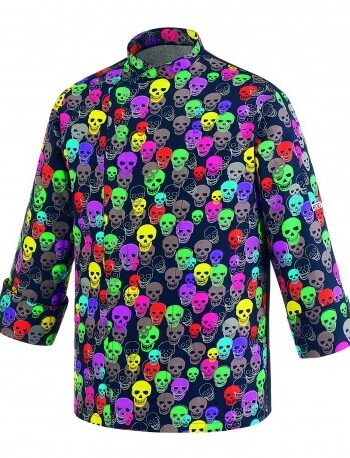 Chaqueta Cocina Fantasy Color Skulls
