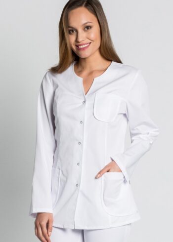 Chaqueta blanca básica