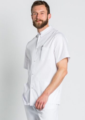 Chaqueta tirilla blanca