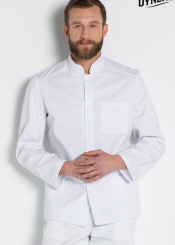 Chaqueta básica caballero m/l blanca