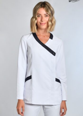 Chaqueta mujer cruzada corchete