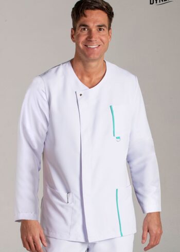 Chaqueta hombre m/l blanca tapeta