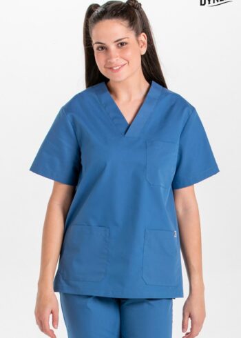 Blusón sanitario unisex azul egeo