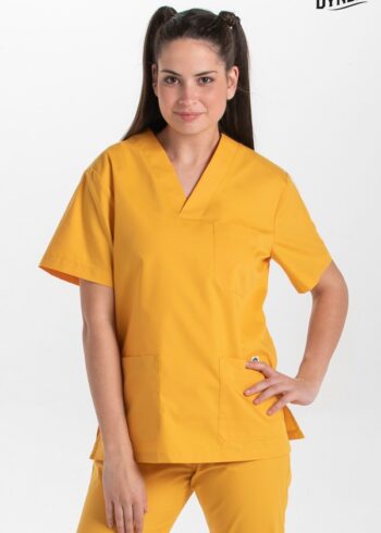 Blusón sanitario unisex ocre