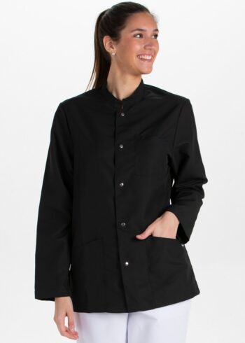 Chaqueta unisex m/l microfibra negra