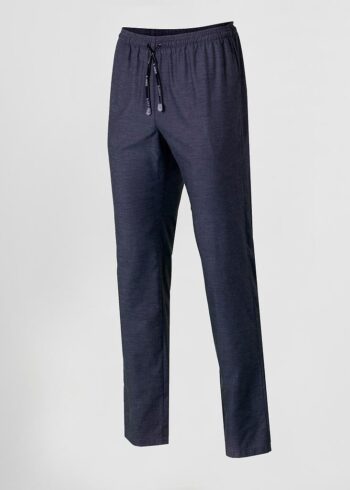 PANTALON UNISEX CON CORDON CHAMBRAY ROMBOS