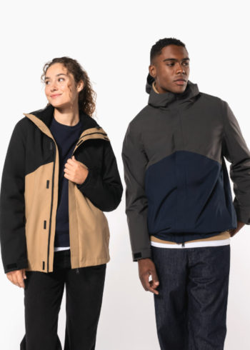 K6169- PARKA 3 EN 1 IMPERMEABLE CON CAPUCHA