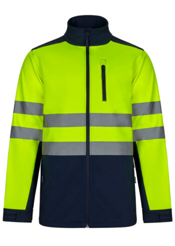 Cazadora soft shell bicolor