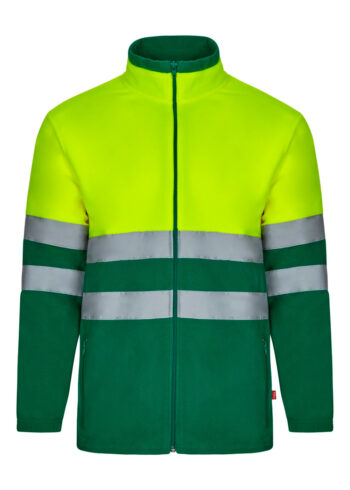 Chaqueta polar bicolor