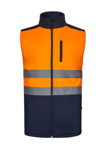 Chaleco soft shell bicolor