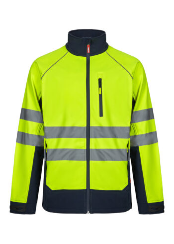 Cazadora soft shell bicolor